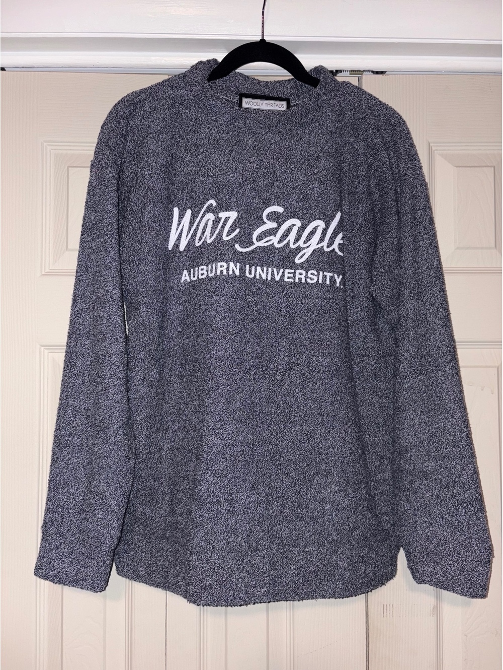 Woolly Threads Auburn University War Eagle Sweatshirt Small Navy Heather USA